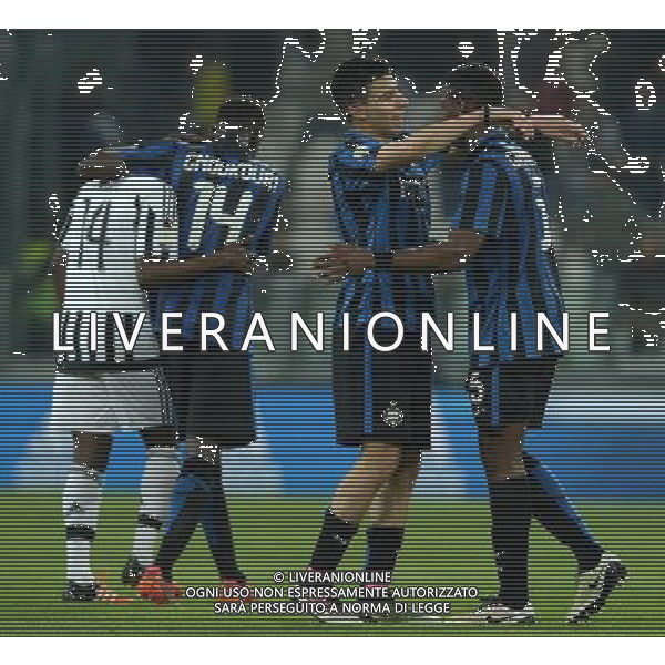 Coppa Italia Primavera TIM Cup 2015/2016 Finale Andata Torino - 07.04.2016 Juventus-Inter Nella Foto:i giocatori dell\'inter festeggiano a fine partita /Ph.Vitez-Ag. Aldo Liverani