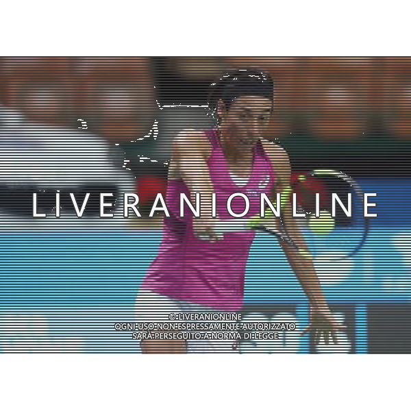 KATOWICE , HALA SPODEK 07.04.2016 SPORT TENIS KOBIETY TURNIEJ SINGLOWY WTA KATOWICE OPEN I RUNDA 1/8 FINALU FRANCESCA SCHIAVONE ( ITA ) - ALIZE CORNET ( FRA ) NZ FRANCESCA SCHIAVONE FOT MICHAL NOWAK / NEWSPIX.PL KATOWICE , HALA SPODEK 07.04.2016 TENNIS WOMAN SINGLES WTA INTERNATIONAL KATOWICE OPEN 1ST ROUND 1/8 FRANCESCA SCHIAVONE ( ITA ) - ALIZE CORNET ( FRA ) FRANCESCA SCHIAVONE MICHAL NOWAK / NEWSPIX.PL --- Newspix.pl / AGENZIA ALDO LIVERANI SAS - ITALY ONLY EDITORIAL USE ONLY 