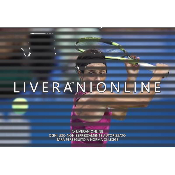 KATOWICE , HALA SPODEK 07.04.2016 SPORT TENIS KOBIETY TURNIEJ SINGLOWY WTA KATOWICE OPEN I RUNDA 1/8 FINALU FRANCESCA SCHIAVONE ( ITA ) - ALIZE CORNET ( FRA ) NZ FRANCESCA SCHIAVONE FOT MICHAL NOWAK / NEWSPIX.PL KATOWICE , HALA SPODEK 07.04.2016 TENNIS WOMAN SINGLES WTA INTERNATIONAL KATOWICE OPEN 1ST ROUND 1/8 FRANCESCA SCHIAVONE ( ITA ) - ALIZE CORNET ( FRA ) FRANCESCA SCHIAVONE MICHAL NOWAK / NEWSPIX.PL --- Newspix.pl / AGENZIA ALDO LIVERANI SAS - ITALY ONLY EDITORIAL USE ONLY 
