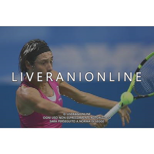 KATOWICE , HALA SPODEK 07.04.2016 SPORT TENIS KOBIETY TURNIEJ SINGLOWY WTA KATOWICE OPEN I RUNDA 1/8 FINALU FRANCESCA SCHIAVONE ( ITA ) - ALIZE CORNET ( FRA ) NZ FRANCESCA SCHIAVONE FOT MICHAL NOWAK / NEWSPIX.PL KATOWICE , HALA SPODEK 07.04.2016 TENNIS WOMAN SINGLES WTA INTERNATIONAL KATOWICE OPEN 1ST ROUND 1/8 FRANCESCA SCHIAVONE ( ITA ) - ALIZE CORNET ( FRA ) FRANCESCA SCHIAVONE MICHAL NOWAK / NEWSPIX.PL --- Newspix.pl / AGENZIA ALDO LIVERANI SAS - ITALY ONLY EDITORIAL USE ONLY 