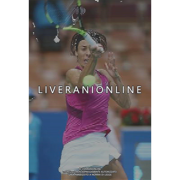 KATOWICE , HALA SPODEK 07.04.2016 SPORT TENIS KOBIETY TURNIEJ SINGLOWY WTA KATOWICE OPEN I RUNDA 1/8 FINALU FRANCESCA SCHIAVONE ( ITA ) - ALIZE CORNET ( FRA ) NZ FRANCESCA SCHIAVONE FOT MICHAL NOWAK / NEWSPIX.PL KATOWICE , HALA SPODEK 07.04.2016 TENNIS WOMAN SINGLES WTA INTERNATIONAL KATOWICE OPEN 1ST ROUND 1/8 FRANCESCA SCHIAVONE ( ITA ) - ALIZE CORNET ( FRA ) FRANCESCA SCHIAVONE MICHAL NOWAK / NEWSPIX.PL --- Newspix.pl *** Local Caption *** www.newspix.pl mail us: info@newspix.pl call us: 0048 022 23 22 222 --- Polish Picture Agency by Ringier Axel Springer Poland / AGENZIA ALDO LIVERANI SAS - ITALY ONLY EDITORIAL USE ONLY 