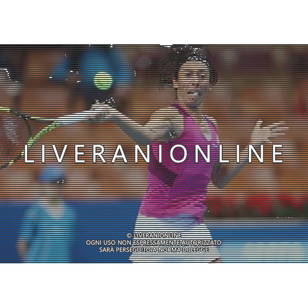 KATOWICE , HALA SPODEK 07.04.2016 SPORT TENIS KOBIETY TURNIEJ SINGLOWY WTA KATOWICE OPEN I RUNDA 1/8 FINALU FRANCESCA SCHIAVONE ( ITA ) - ALIZE CORNET ( FRA ) NZ FRANCESCA SCHIAVONE FOT MICHAL NOWAK / NEWSPIX.PL KATOWICE , HALA SPODEK 07.04.2016 TENNIS WOMAN SINGLES WTA INTERNATIONAL KATOWICE OPEN 1ST ROUND 1/8 FRANCESCA SCHIAVONE ( ITA ) - ALIZE CORNET ( FRA ) FRANCESCA SCHIAVONE MICHAL NOWAK / NEWSPIX.PL --- Newspix.pl *** Local Caption *** www.newspix.pl mail us: info@newspix.pl call us: 0048 022 23 22 222 --- Polish Picture Agency by Ringier Axel Springer Poland / AGENZIA ALDO LIVERANI SAS - ITALY ONLY EDITORIAL USE ONLY 