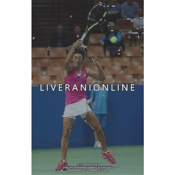 KATOWICE , HALA SPODEK 07.04.2016 SPORT TENIS KOBIETY TURNIEJ SINGLOWY WTA KATOWICE OPEN I RUNDA 1/8 FINALU FRANCESCA SCHIAVONE ( ITA ) - ALIZE CORNET ( FRA ) NZ FRANCESCA SCHIAVONE FOT MICHAL NOWAK / NEWSPIX.PL KATOWICE , HALA SPODEK 07.04.2016 TENNIS WOMAN SINGLES WTA INTERNATIONAL KATOWICE OPEN 1ST ROUND 1/8 FRANCESCA SCHIAVONE ( ITA ) - ALIZE CORNET ( FRA ) FRANCESCA SCHIAVONE MICHAL NOWAK / NEWSPIX.PL --- Newspix.pl *** Local Caption *** www.newspix.pl mail us: info@newspix.pl call us: 0048 022 23 22 222 --- Polish Picture Agency by Ringier Axel Springer Poland / AGENZIA ALDO LIVERANI SAS - ITALY ONLY EDITORIAL USE ONLY 