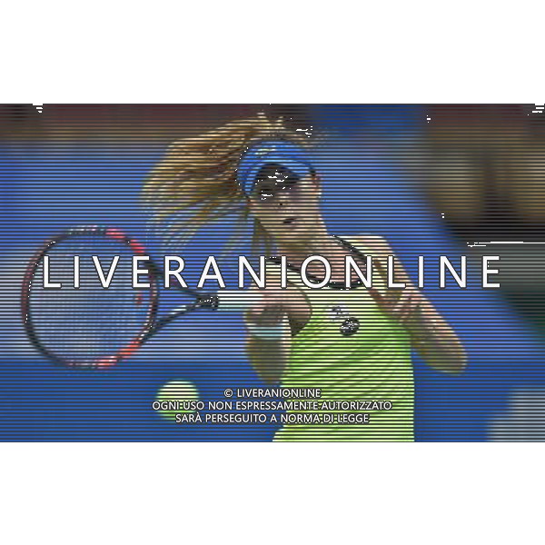 2016.04.07 Katowice hala Spodek Tenis ziemny WTA Katowice Open 2016 mecz Francesca SCHIAVONE (ITA) - Alize CORNET (FRA) N/z Alize CORNET Foto Lukasz Laskowski / PressFocus/NEWSPIX.PL 2016.04.07 Katowice Spodek Hall Women tennis tournament WTA Katowice Open 2016 game Francesca SCHIAVONE (ITA) vs. Alize CORNET (FRA) Alize CORNET Credit: Lukasz Laskowski / PressFocus --- Newspix.pl *** Local Caption *** www.newspix.pl mail us: info@newspix.pl call us: 0048 022 23 22 222 --- Polish Picture Agency by Ringier Axel Springer Poland / AGENZIA ALDO LIVERANI SAS - ITALY ONLY EDITORIAL USE ONLY 