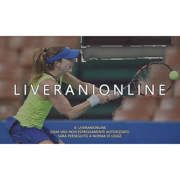 2016.04.07 Katowice hala Spodek Tenis ziemny WTA Katowice Open 2016 mecz Francesca SCHIAVONE (ITA) - Alize CORNET (FRA) N/z Alize CORNET Foto Lukasz Laskowski / PressFocus/NEWSPIX.PL 2016.04.07 Katowice Spodek Hall Women tennis tournament WTA Katowice Open 2016 game Francesca SCHIAVONE (ITA) vs. Alize CORNET (FRA) Alize CORNET Credit: Lukasz Laskowski / PressFocus --- Newspix.pl *** Local Caption *** www.newspix.pl mail us: info@newspix.pl call us: 0048 022 23 22 222 --- Polish Picture Agency by Ringier Axel Springer Poland / AGENZIA ALDO LIVERANI SAS - ITALY ONLY EDITORIAL USE ONLY 