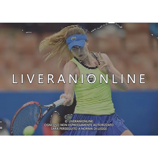 2016.04.07 Katowice hala Spodek Tenis ziemny WTA Katowice Open 2016 mecz Francesca SCHIAVONE (ITA) - Alize CORNET (FRA) N/z Alize CORNET Foto Lukasz Laskowski / PressFocus/NEWSPIX.PL 2016.04.07 Katowice Spodek Hall Women tennis tournament WTA Katowice Open 2016 game Francesca SCHIAVONE (ITA) vs. Alize CORNET (FRA) Alize CORNET Credit: Lukasz Laskowski / PressFocus --- Newspix.pl *** Local Caption *** www.newspix.pl mail us: info@newspix.pl call us: 0048 022 23 22 222 --- Polish Picture Agency by Ringier Axel Springer Poland / AGENZIA ALDO LIVERANI SAS - ITALY ONLY EDITORIAL USE ONLY 