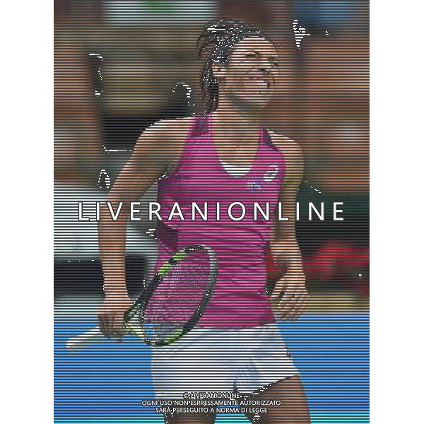2016.04.07 Katowice hala Spodek Tenis ziemny WTA Katowice Open 2016 mecz Francesca SCHIAVONE (ITA) - Alize CORNET (FRA) N/z Francesca SCHIAVONE Foto Lukasz Laskowski / PressFocus/NEWSPIX.PL 2016.04.07 Katowice Spodek Hall Women tennis tournament WTA Katowice Open 2016 game Francesca SCHIAVONE (ITA) vs. Alize CORNET (FRA) Francesca SCHIAVONE Credit: Lukasz Laskowski / PressFocus --- Newspix.pl *** Local Caption *** www.newspix.pl mail us: info@newspix.pl call us: 0048 022 23 22 222 --- Polish Picture Agency by Ringier Axel Springer Poland / AGENZIA ALDO LIVERANI SAS - ITALY ONLY EDITORIAL USE ONLY 