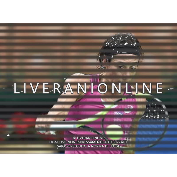 2016.04.07 Katowice hala Spodek Tenis ziemny WTA Katowice Open 2016 mecz Francesca SCHIAVONE (ITA) - Alize CORNET (FRA) N/z Francesca SCHIAVONE Foto Lukasz Laskowski / PressFocus/NEWSPIX.PL 2016.04.07 Katowice Spodek Hall Women tennis tournament WTA Katowice Open 2016 game Francesca SCHIAVONE (ITA) vs. Alize CORNET (FRA) Francesca SCHIAVONE Credit: Lukasz Laskowski / PressFocus --- Newspix.pl *** Local Caption *** www.newspix.pl mail us: info@newspix.pl call us: 0048 022 23 22 222 --- Polish Picture Agency by Ringier Axel Springer Poland / AGENZIA ALDO LIVERANI SAS - ITALY ONLY EDITORIAL USE ONLY 