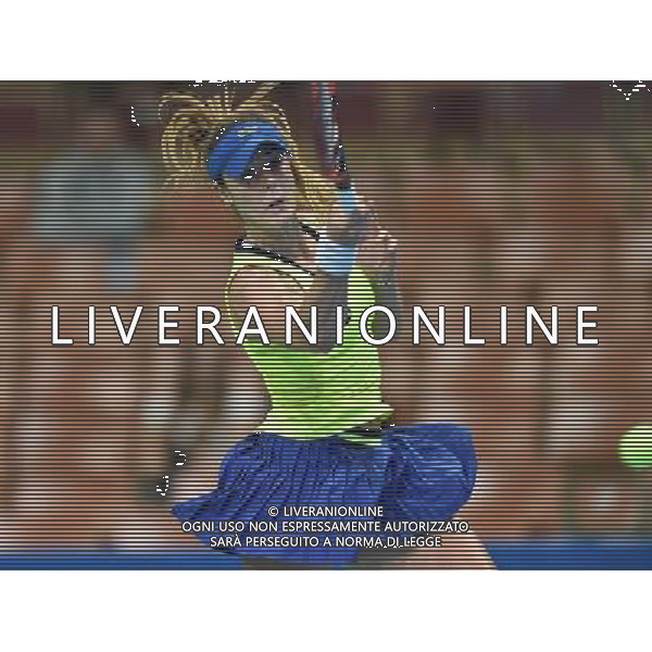 2016.04.07 Katowice hala Spodek Tenis ziemny WTA Katowice Open 2016 mecz Francesca SCHIAVONE (ITA) - Alize CORNET (FRA) N/z Alize CORNET Foto Lukasz Laskowski / PressFocus/NEWSPIX.PL 2016.04.07 Katowice Spodek Hall Women tennis tournament WTA Katowice Open 2016 game Francesca SCHIAVONE (ITA) vs. Alize CORNET (FRA) Alize CORNET Credit: Lukasz Laskowski / PressFocus --- Newspix.pl *** Local Caption *** www.newspix.pl mail us: info@newspix.pl call us: 0048 022 23 22 222 --- Polish Picture Agency by Ringier Axel Springer Poland / AGENZIA ALDO LIVERANI SAS - ITALY ONLY EDITORIAL USE ONLY 