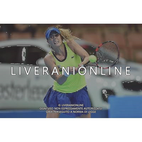 2016.04.07 Katowice hala Spodek Tenis ziemny WTA Katowice Open 2016 mecz Francesca SCHIAVONE (ITA) - Alize CORNET (FRA) N/z Alize CORNET Foto Lukasz Laskowski / PressFocus/NEWSPIX.PL 2016.04.07 Katowice Spodek Hall Women tennis tournament WTA Katowice Open 2016 game Francesca SCHIAVONE (ITA) vs. Alize CORNET (FRA) Alize CORNET Credit: Lukasz Laskowski / PressFocus --- Newspix.pl *** Local Caption *** www.newspix.pl mail us: info@newspix.pl call us: 0048 022 23 22 222 --- Polish Picture Agency by Ringier Axel Springer Poland / AGENZIA ALDO LIVERANI SAS - ITALY ONLY EDITORIAL USE ONLY 