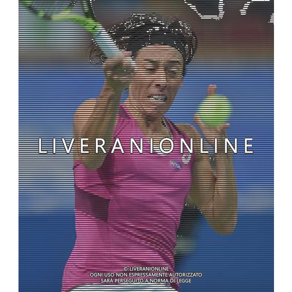 2016.04.07 Katowice hala Spodek Tenis ziemny WTA Katowice Open 2016 mecz Francesca SCHIAVONE (ITA) - Alize CORNET (FRA) N/z Francesca SCHIAVONE Foto Lukasz Laskowski / PressFocus/NEWSPIX.PL 2016.04.07 Katowice Spodek Hall Women tennis tournament WTA Katowice Open 2016 game Francesca SCHIAVONE (ITA) vs. Alize CORNET (FRA) Francesca SCHIAVONE Credit: Lukasz Laskowski / PressFocus --- Newspix.pl *** Local Caption *** www.newspix.pl mail us: info@newspix.pl call us: 0048 022 23 22 222 --- Polish Picture Agency by Ringier Axel Springer Poland / AGENZIA ALDO LIVERANI SAS - ITALY ONLY EDITORIAL USE ONLY 