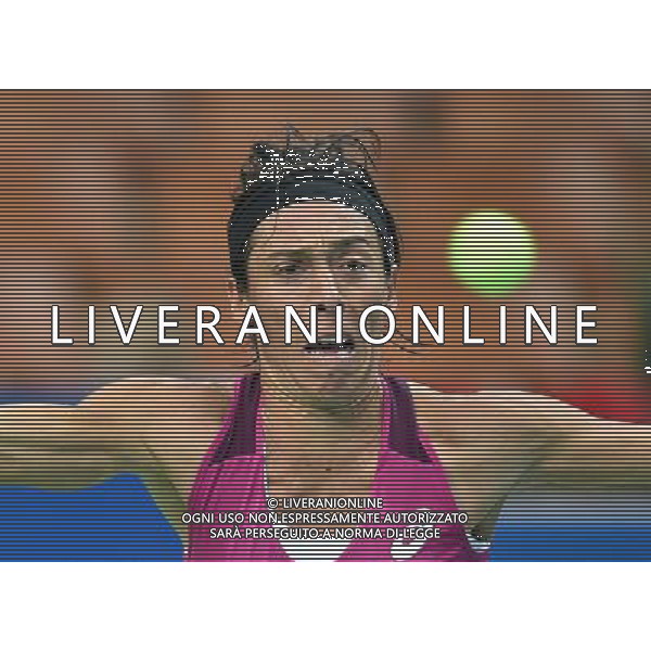 2016.04.07 Katowice hala Spodek Tenis ziemny WTA Katowice Open 2016 mecz Francesca SCHIAVONE (ITA) - Alize CORNET (FRA) N/z Francesca SCHIAVONE Foto Lukasz Laskowski / PressFocus/NEWSPIX.PL 2016.04.07 Katowice Spodek Hall Women tennis tournament WTA Katowice Open 2016 game Francesca SCHIAVONE (ITA) vs. Alize CORNET (FRA) Francesca SCHIAVONE Credit: Lukasz Laskowski / PressFocus --- Newspix.pl *** Local Caption *** www.newspix.pl mail us: info@newspix.pl call us: 0048 022 23 22 222 --- Polish Picture Agency by Ringier Axel Springer Poland / AGENZIA ALDO LIVERANI SAS - ITALY ONLY EDITORIAL USE ONLY 