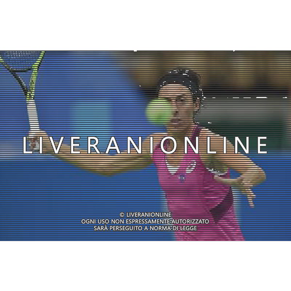 2016.04.07 Katowice hala Spodek Tenis ziemny WTA Katowice Open 2016 mecz Francesca SCHIAVONE (ITA) - Alize CORNET (FRA) N/z Francesca SCHIAVONE Foto Lukasz Laskowski / PressFocus/NEWSPIX.PL 2016.04.07 Katowice Spodek Hall Women tennis tournament WTA Katowice Open 2016 game Francesca SCHIAVONE (ITA) vs. Alize CORNET (FRA) Francesca SCHIAVONE Credit: Lukasz Laskowski / PressFocus --- Newspix.pl *** Local Caption *** www.newspix.pl mail us: info@newspix.pl call us: 0048 022 23 22 222 --- Polish Picture Agency by Ringier Axel Springer Poland / AGENZIA ALDO LIVERANI SAS - ITALY ONLY EDITORIAL USE ONLY 