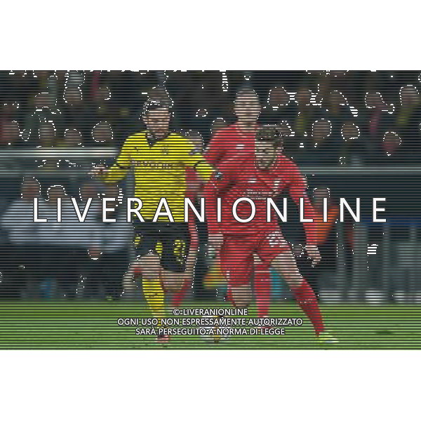 2016.04.07 Dortmund Pilka nozna UEFA Liga Europy Cwiercfinal 1/4 Finalu sezon 2015/2016 Borussia Dortmund - FC Liverpool N/Z Gonzalo Castro Adam Lallana Foto Pawel Andrachiewicz / Pressfocus/NEWSPIX.PL 2016.04.07 Dortmund Football UEFA Europa League 1/4 season 2015/2016 Borussia Dortmund - FC Liverpool Gonzalo Castro Adam Lallana Photo Pawel Andrachiewicz / Pressfocus --- Newspix.pl / AGENZIA ALDO LIVERANI SAS - ITALY ONLY EDITORIAL USE ONLY 