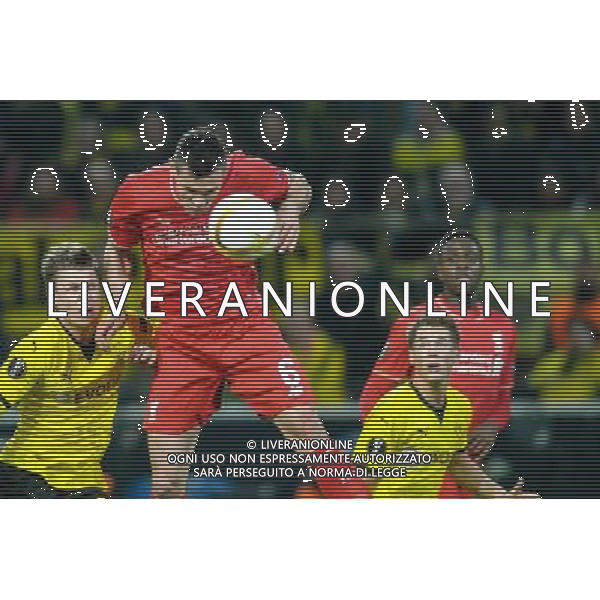 2016.04.07 Dortmund Pilka nozna UEFA Liga Europy Cwiercfinal 1/4 Finalu sezon 2015/2016 Borussia Dortmund - FC Liverpool N/Z Dejan Lovren Foto Pawel Andrachiewicz / Pressfocus/NEWSPIX.PL 2016.04.07 Dortmund Football UEFA Europa League 1/4 season 2015/2016 Borussia Dortmund - FC Liverpool Dejan Lovren Photo Pawel Andrachiewicz / Pressfocus --- Newspix.pl / AGENZIA ALDO LIVERANI SAS - ITALY ONLY EDITORIAL USE ONLY 