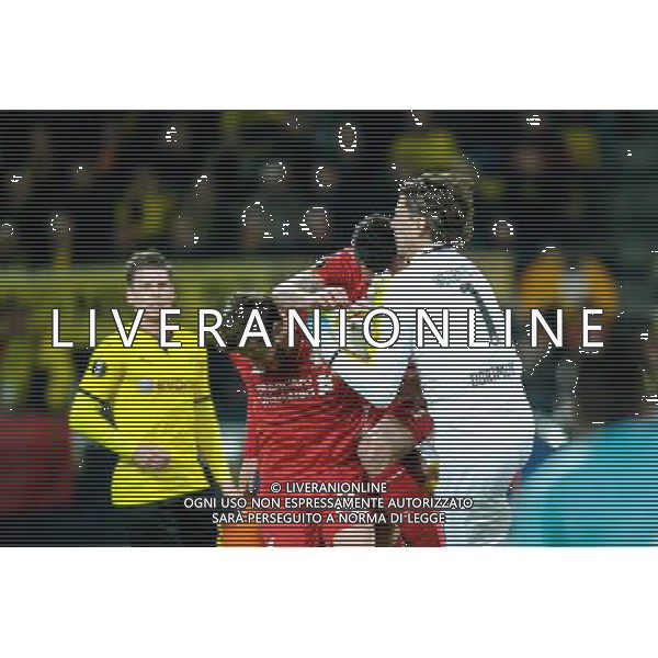 2016.04.07 Dortmund Pilka nozna UEFA Liga Europy Cwiercfinal 1/4 Finalu sezon 2015/2016 Borussia Dortmund - FC Liverpool N/Z Dejan Lovren Roman Weidenfeller Foto Pawel Andrachiewicz / Pressfocus/NEWSPIX.PL 2016.04.07 Dortmund Football UEFA Europa League 1/4 season 2015/2016 Borussia Dortmund - FC Liverpool Dejan Lovren Roman Weidenfeller Photo Pawel Andrachiewicz / Pressfocus --- Newspix.pl / AGENZIA ALDO LIVERANI SAS - ITALY ONLY EDITORIAL USE ONLY 