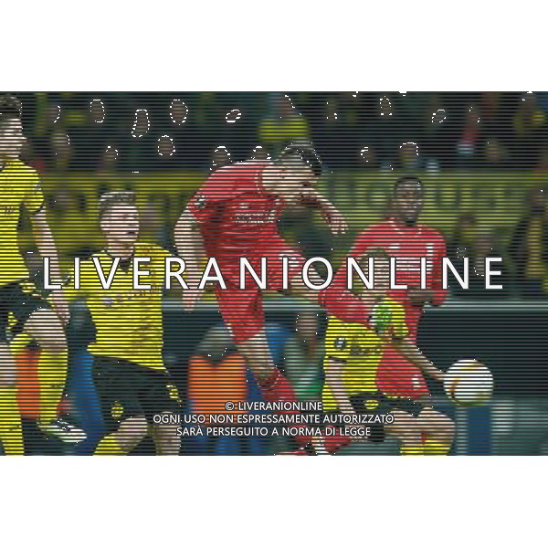 2016.04.07 Dortmund Pilka nozna UEFA Liga Europy Cwiercfinal 1/4 Finalu sezon 2015/2016 Borussia Dortmund - FC Liverpool N/Z Dejan Lovren Foto Pawel Andrachiewicz / Pressfocus/NEWSPIX.PL 2016.04.07 Dortmund Football UEFA Europa League 1/4 season 2015/2016 Borussia Dortmund - FC Liverpool Dejan Lovren Photo Pawel Andrachiewicz / Pressfocus --- Newspix.pl / AGENZIA ALDO LIVERANI SAS - ITALY ONLY EDITORIAL USE ONLY 