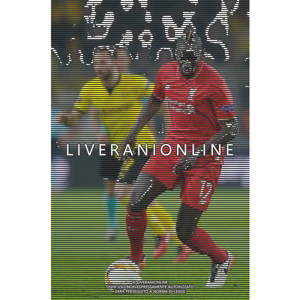 2016.04.07 Dortmund Pilka nozna UEFA Liga Europy Cwiercfinal 1/4 Finalu sezon 2015/2016 Borussia Dortmund - FC Liverpool N/Z Mamadou Sakho Foto Pawel Andrachiewicz / Pressfocus/NEWSPIX.PL 2016.04.07 Dortmund Football UEFA Europa League 1/4 season 2015/2016 Borussia Dortmund - FC Liverpool Mamadou Sakho Photo Pawel Andrachiewicz / Pressfocus --- Newspix.pl / AGENZIA ALDO LIVERANI SAS - ITALY ONLY EDITORIAL USE ONLY 
