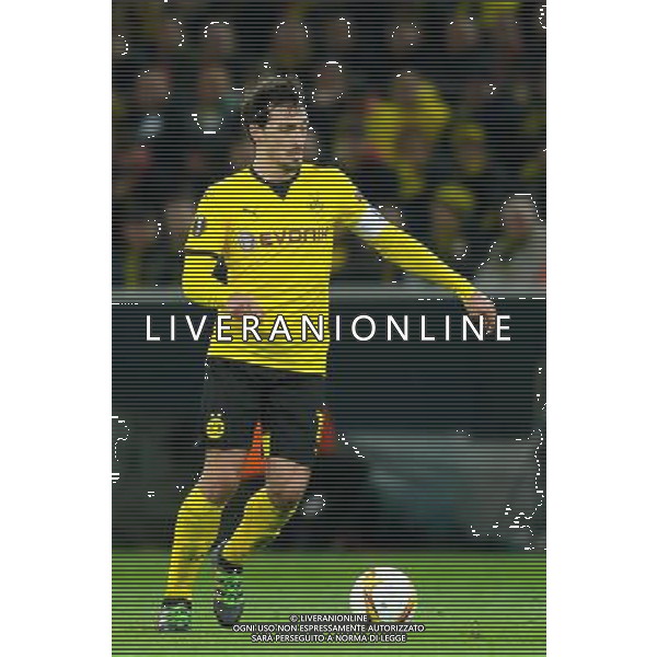 2016.04.07 Dortmund Pilka nozna UEFA Liga Europy Cwiercfinal 1/4 Finalu sezon 2015/2016 Borussia Dortmund - FC Liverpool N/Z Henrikh Mkhitaryan Foto Pawel Andrachiewicz / Pressfocus/NEWSPIX.PL 2016.04.07 Dortmund Football UEFA Europa League 1/4 season 2015/2016 Borussia Dortmund - FC Liverpool Henrikh Mkhitaryan Photo Pawel Andrachiewicz / Pressfocus --- Newspix.pl / AGENZIA ALDO LIVERANI SAS - ITALY ONLY EDITORIAL USE ONLY 
