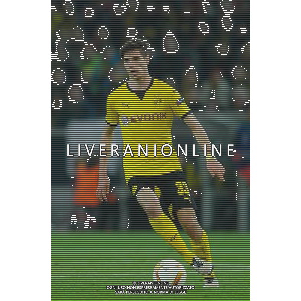 2016.04.07 Dortmund Pilka nozna UEFA Liga Europy Cwiercfinal 1/4 Finalu sezon 2015/2016 Borussia Dortmund - FC Liverpool N/Z Julian Weigl Foto Pawel Andrachiewicz / Pressfocus/NEWSPIX.PL 2016.04.07 Dortmund Football UEFA Europa League 1/4 season 2015/2016 Borussia Dortmund - FC Liverpool Julian Weigl Photo Pawel Andrachiewicz / Pressfocus --- Newspix.pl / AGENZIA ALDO LIVERANI SAS - ITALY ONLY EDITORIAL USE ONLY 