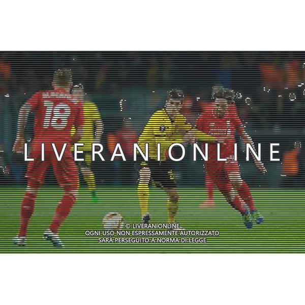2016.04.07 Dortmund Pilka nozna UEFA Liga Europy Cwiercfinal 1/4 Finalu sezon 2015/2016 Borussia Dortmund - FC Liverpool N/Z Joe Allen Foto Pawel Andrachiewicz / Pressfocus/NEWSPIX.PL 2016.04.07 Dortmund Football UEFA Europa League 1/4 season 2015/2016 Borussia Dortmund - FC Liverpool Joe Allen Photo Pawel Andrachiewicz / Pressfocus --- Newspix.pl / AGENZIA ALDO LIVERANI SAS - ITALY ONLY EDITORIAL USE ONLY 