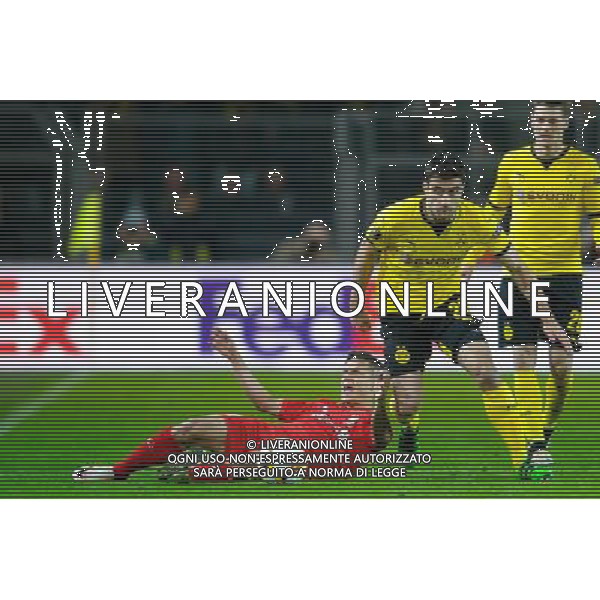 2016.04.07 Dortmund Pilka nozna UEFA Liga Europy Cwiercfinal 1/4 Finalu sezon 2015/2016 Borussia Dortmund - FC Liverpool N/Z Sokratis Papastathopoulos Foto Pawel Andrachiewicz / Pressfocus/NEWSPIX.PL 2016.04.07 Dortmund Football UEFA Europa League 1/4 season 2015/2016 Borussia Dortmund - FC Liverpool Sokratis Papastathopoulos Photo Pawel Andrachiewicz / Pressfocus --- Newspix.pl / AGENZIA ALDO LIVERANI SAS - ITALY ONLY EDITORIAL USE ONLY 