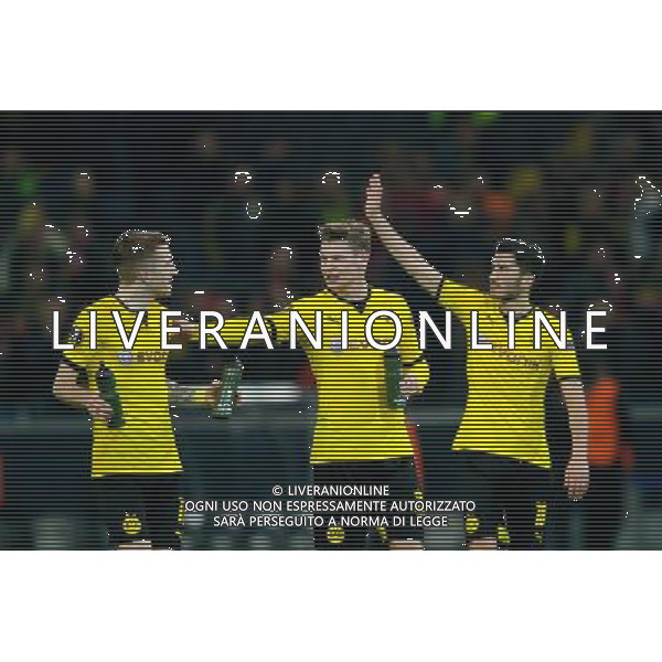 2016.04.07 Dortmund Pilka nozna UEFA Liga Europy Cwiercfinal 1/4 Finalu sezon 2015/2016 Borussia Dortmund - FC Liverpool N/Z Lukasz Piszczek Marco Reus Foto Pawel Andrachiewicz / Pressfocus/NEWSPIX.PL 2016.04.07 Dortmund Football UEFA Europa League 1/4 season 2015/2016 Borussia Dortmund - FC Liverpool Lukasz Piszczek Marco Reus Photo Pawel Andrachiewicz / Pressfocus --- Newspix.pl / AGENZIA ALDO LIVERANI SAS - ITALY ONLY EDITORIAL USE ONLY 