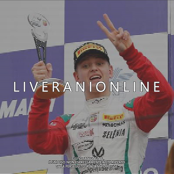 Italian F.4 Championship Powered by Abatrh, Manche B - C, Gara B - C, Gara 2, nella foto: MICK SCHUMACHER, ESULTA SUL PODIO, Â©Claudio Zamagni/Agenzia Aldo Liverani s.a.s.