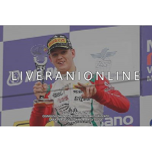 Italian F.4 Championship Powered by Abatrh, Manche B - C, Gara B - C, Gara 2, nella foto: MICK SCHUMACHER, SUL PODIO, Â©Claudio Zamagni/Agenzia Aldo Liverani s.a.s.