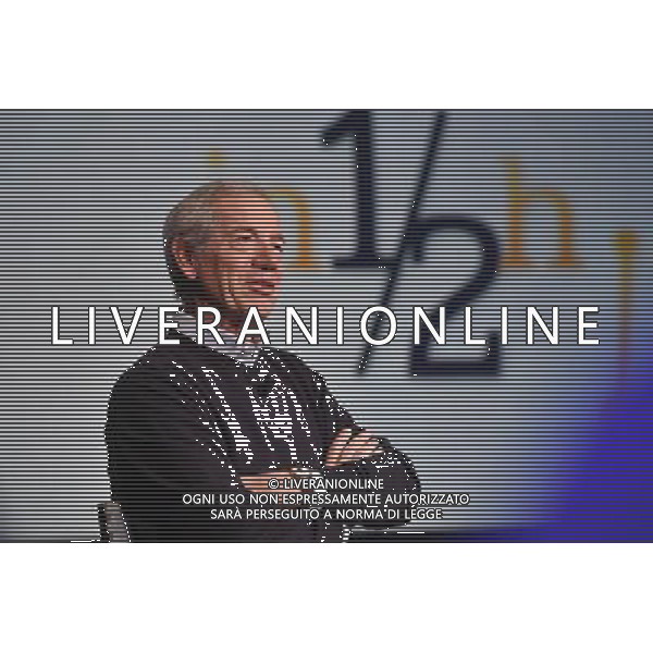 Trasmissione TV \' In mezz\'ora \' Roma - 10.04.2016 - Studi Rai Teulada - nella foto: Guido Bertolaso / Ph. Corradetti - Ag. Aldo Liverani sas