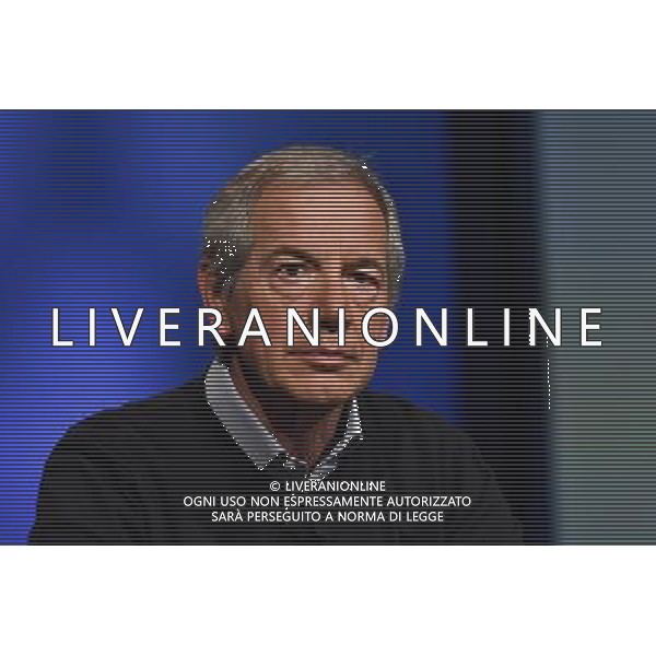 Trasmissione TV \' In mezz\'ora \' Roma - 10.04.2016 - Studi Rai Teulada - nella foto: Guido Bertolaso / Ph. Corradetti - Ag. Aldo Liverani sas