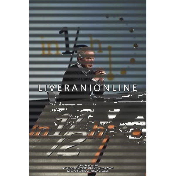Trasmissione TV \' In mezz\'ora \' Roma - 10.04.2016 - Studi Rai Teulada - nella foto: Guido Bertolaso / Ph. Corradetti - Ag. Aldo Liverani sas