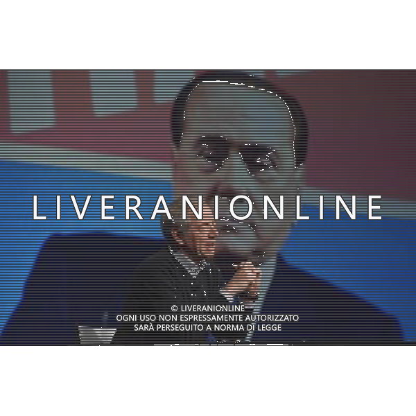 Trasmissione TV \' In mezz\'ora \' Roma - 10.04.2016 - Studi Rai Teulada - nella foto: Guido Bertolaso / Ph. Corradetti - Ag. Aldo Liverani sas