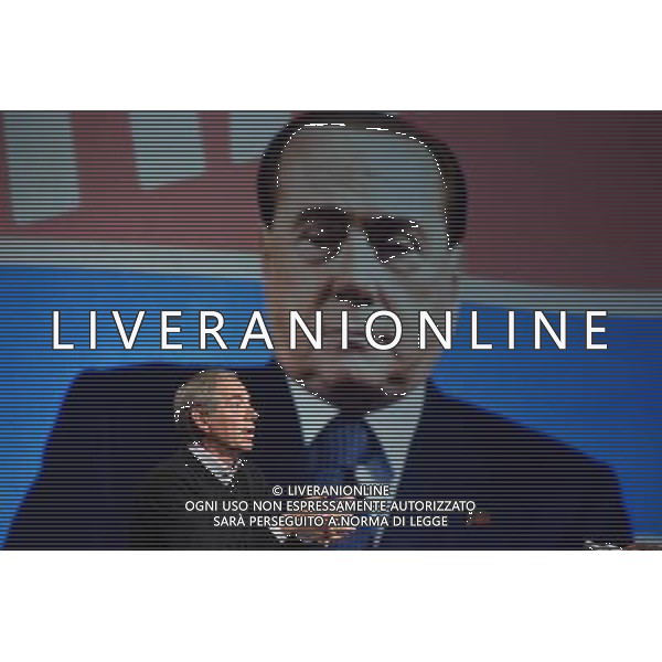 Trasmissione TV \' In mezz\'ora \' Roma - 10.04.2016 - Studi Rai Teulada - nella foto: Guido Bertolaso / Ph. Corradetti - Ag. Aldo Liverani sas