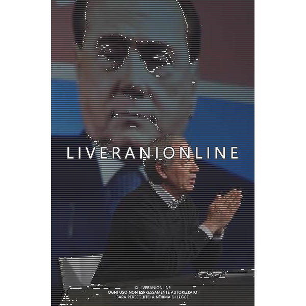 Trasmissione TV \' In mezz\'ora \' Roma - 10.04.2016 - Studi Rai Teulada - nella foto: Guido Bertolaso / Ph. Corradetti - Ag. Aldo Liverani sas