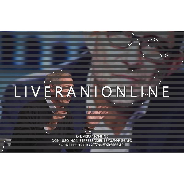 Trasmissione TV \' In mezz\'ora \' Roma - 10.04.2016 - Studi Rai Teulada - nella foto: Guido Bertolaso / Ph. Corradetti - Ag. Aldo Liverani sas
