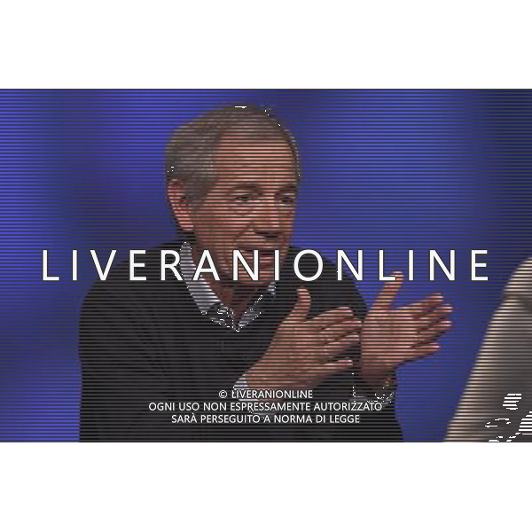 Trasmissione TV \' In mezz\'ora \' Roma - 10.04.2016 - Studi Rai Teulada - nella foto: Guido Bertolaso / Ph. Corradetti - Ag. Aldo Liverani sas
