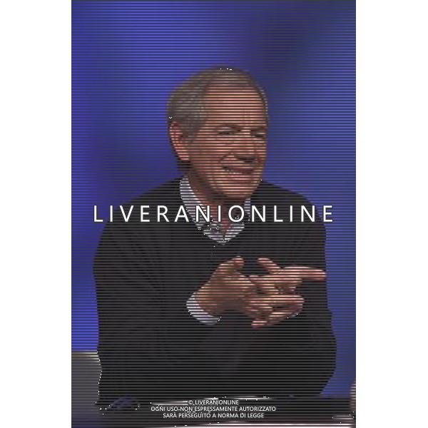 Trasmissione TV \' In mezz\'ora \' Roma - 10.04.2016 - Studi Rai Teulada - nella foto: Guido Bertolaso / Ph. Corradetti - Ag. Aldo Liverani sas