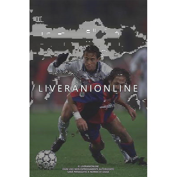 bologna - atalanta 10/11/2001 coppa italia nella foto inacio e olive renato foto aldo liverani