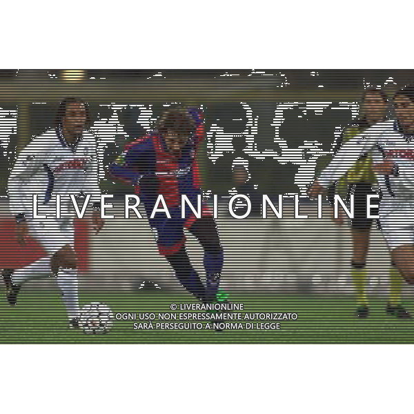 bologna - atalanta 10/11/2001 coppa italia nella foto infortunio signori giuseppe foto aldo liverani