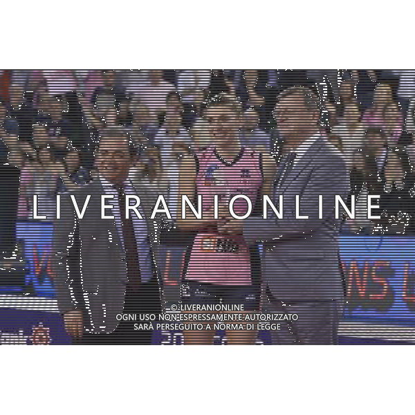 PICCININI Francesca Piccinini of Pomi\' Casalmaggiore ,final four volley montichiari Vakifbank Istanbul - Pomi\' Casalmaggiore finale primo secondo posto ,Brescia 10 aprile 2016. AG ALDO LIVERANI SAS