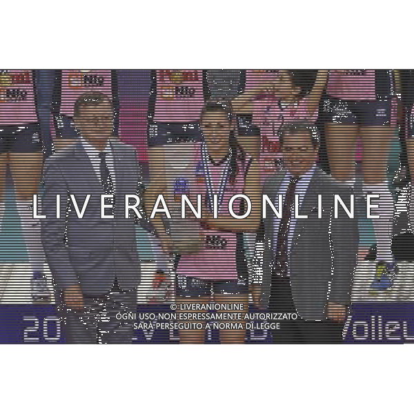 TIROZZI Valentina Tirozzi of Pomi\' Casalmaggiore ,final four volley montichiari Vakifbank Istanbul - Pomi\' Casalmaggiore finale primo secondo posto ,Brescia 10 aprile 2016. AG ALDO LIVERANI SAS
