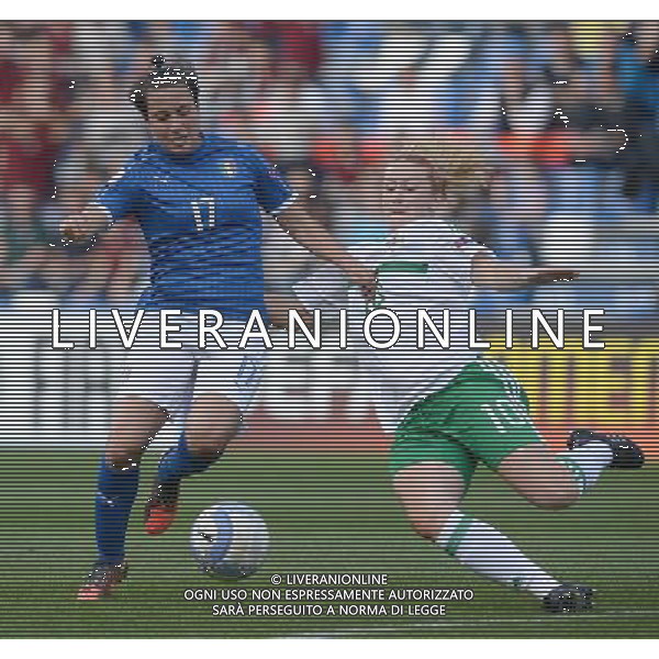 Qualificazioni ai Campionati Europei di Calcio Femminle UEFA Olanda 2017 Gruppo 6 Reggio Emilia - 12.04.2016 Italia-Irlanda del Nord Nella Foto:parisi alice-furness rachel /Ph.Vitez-Ag. Aldo Liverani