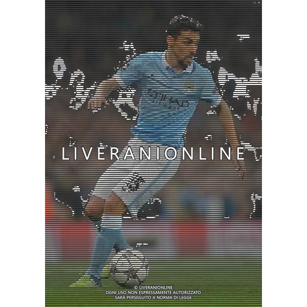 Manchester City\'s Jesus Navas Photographer Dave Howarth/CameraSport Football - UEFA Champions League Quarter Final Second Leg - Manchester City v Paris Saint-Germain - Tuesday 12th April 2016 - Etihad Stadium - Manchester © CameraSport - 43 Linden Ave. Countesthorpe. Leicester. England. LE8 5PG - Tel: +44 (0) 116 277 4147 - admin@camerasport.com - www.camerasport.com AG ALDO LIVERANI SAS ONLY ITALY