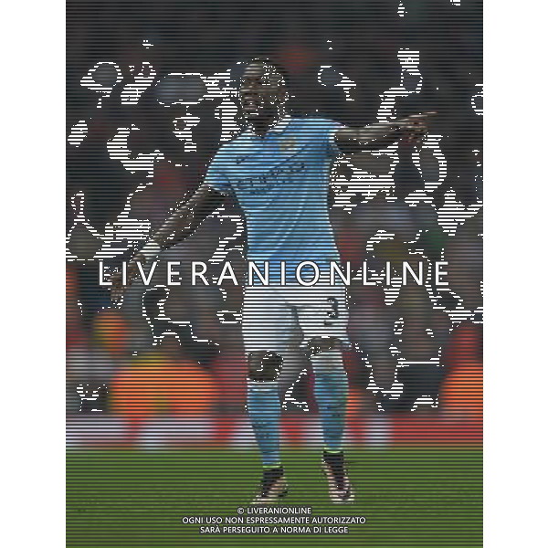 Manchester City\'s Bacary Sagna Photographer Dave Howarth/CameraSport Football - UEFA Champions League Quarter Final Second Leg - Manchester City v Paris Saint-Germain - Tuesday 12th April 2016 - Etihad Stadium - Manchester © CameraSport - 43 Linden Ave. Countesthorpe. Leicester. England. LE8 5PG - Tel: +44 (0) 116 277 4147 - admin@camerasport.com - www.camerasport.com AG ALDO LIVERANI SAS ONLY ITALY