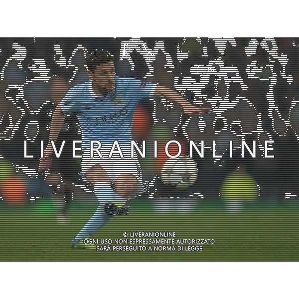 Manchester City\'s Jesus Navas Photographer Dave Howarth/CameraSport Football - UEFA Champions League Quarter Final Second Leg - Manchester City v Paris Saint-Germain - Tuesday 12th April 2016 - Etihad Stadium - Manchester © CameraSport - 43 Linden Ave. Countesthorpe. Leicester. England. LE8 5PG - Tel: +44 (0) 116 277 4147 - admin@camerasport.com - www.camerasport.com AG ALDO LIVERANI SAS ONLY ITALY