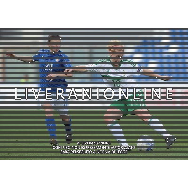 Qualificazioni ai Campionati Europei di Calcio Femminle UEFA Olanda 2017 Gruppo 6 Reggio Emilia - 12.04.2016 Italia-Irlanda del Nord Nella Foto:Rachel Furness /Ph.Vitez-Ag. Aldo Liverani
