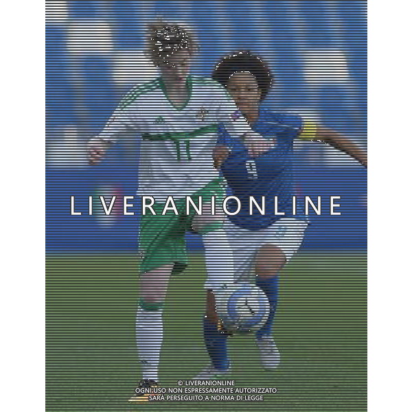 Qualificazioni ai Campionati Europei di Calcio Femminle UEFA Olanda 2017 Gruppo 6 Reggio Emilia - 12.04.2016 Italia-Irlanda del Nord Nella Foto:Kirsty McGuinness /Ph.Vitez-Ag. Aldo Liverani