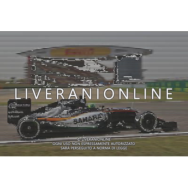 Nico Hulkenberg (GER) Sahara Force India F1 VJM09. 15.04.2016. Formula 1 World Championship, Rd 3, Chinese Grand Prix, Shanghai, China, Practice Day. - www.xpbimages.com, EMail: requests@xpbimages.com - copy of publication required for printed pictures. Every used picture is fee-liable. © Copyright: Photo4 / XPB Images /Agenzia Aldo Liverani s.a.s./ONLY ITALY-EDITORIAL USE ONLY