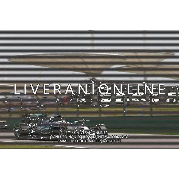 Lewis Hamilton (GBR) Mercedes AMG F1 W07 Hybrid. 15.04.2016. Formula 1 World Championship, Rd 3, Chinese Grand Prix, Shanghai, China, Practice Day. - www.xpbimages.com, EMail: requests@xpbimages.com - copy of publication required for printed pictures. Every used picture is fee-liable. © Copyright: Batchelor / XPB Images /Agenzia Aldo Liverani s.a.s./ONLY ITALY-EDITORIAL USE ONLY